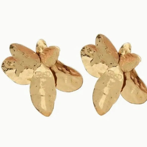 Suured õiekujulised kõrvarõngad