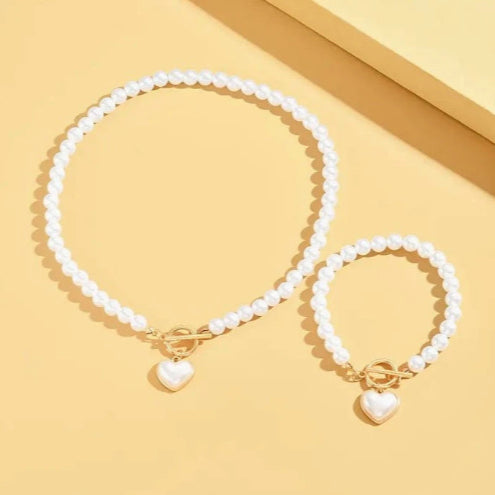 Necklace with bracelet